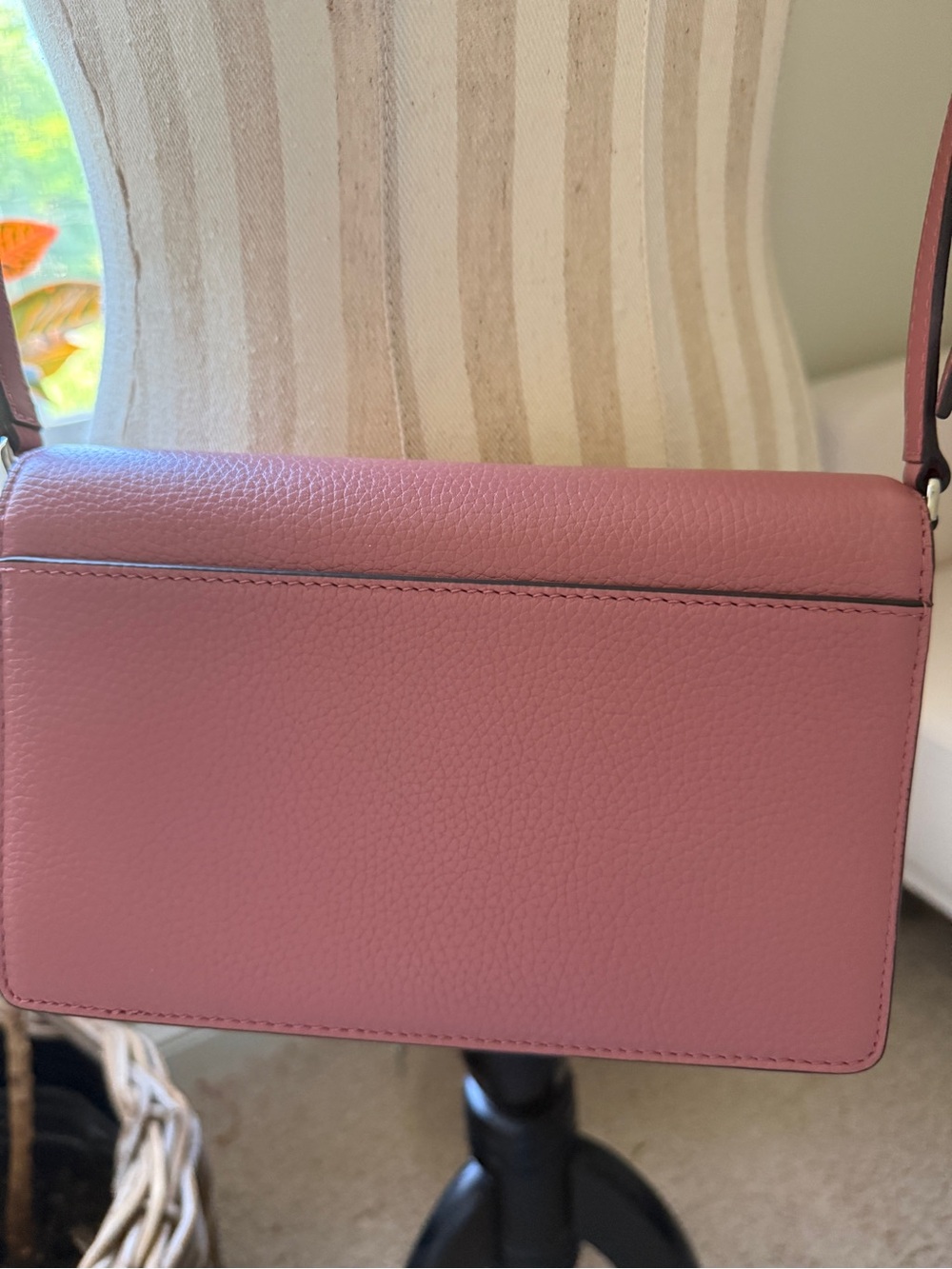 Kenneth Cole Dusty Rose Pebbled Leather Crossbody Bag - Picture 3 of 8